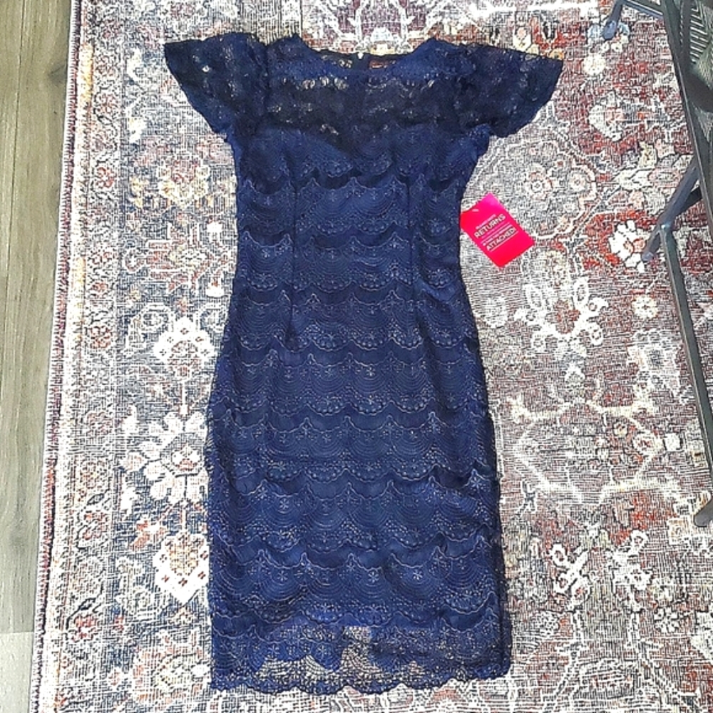 NWT ASOS | $125 Lace Bodycon Cocktail Dress - Picture 4 of 8